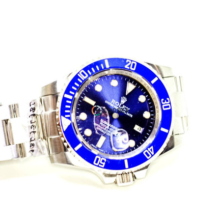 Корпус для годинників Rolex Submariner білий з синім циферблатом KRO-001 - 9